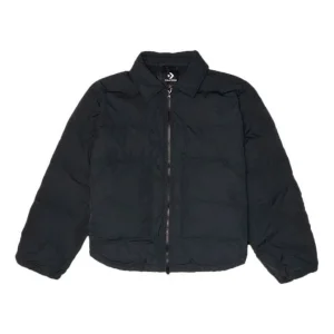 Converse Short Down Puffer Jacket Asia Sizing 'Black' 10021966-A02