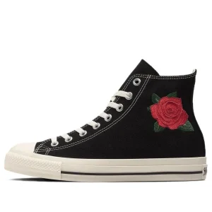 Converse Chuck Taylor All Star Rose Embroidery Hi 'Black White Red' 31311860