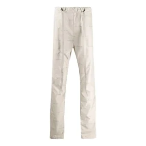 Fear of God Logo Print Track Trousers 'Beige White' FOG-SS20-114