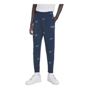 Nike NSW All-Over Print Club Fleece Joggers 'Blue' DV9611-451