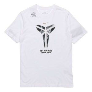 Nike logo Printing Round Neck Pullover Casual Short Sleeve White CD1327-100