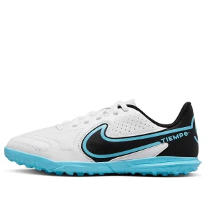 (GS) Nike JR Tiempo Legend 9 Club TF Turf Shoes 'White Blue Black' DA1334-146