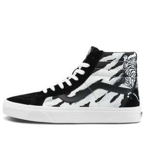 Vans Unisex SK8-Hi Reissue High-Top Sneakers Black/White VN0A2XSBWHT