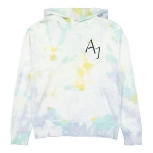 Men's Air Jordan Sport DNA Kangaroo Pocket Tie Dye Logo Yellow Green DM1410-530
