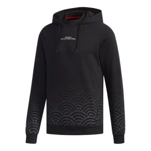 adidas neo Sweat Hoody Knitted Hooded Sweater Men's Black EH6506