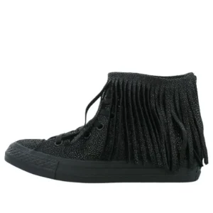 (WMNS) Converse Chuck Taylor All Star Fringe 'Black' 553331C
