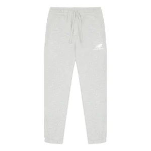 New Balance Essentials Stacked Logo Sweatpants Asia Sizing 'Grey' AMP31539-AG