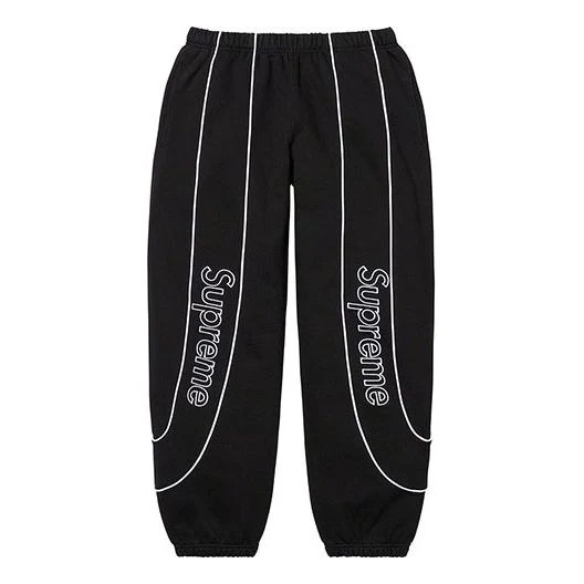Supreme Track Paneled Sweatpants 'Black White' SUP-FW21-167