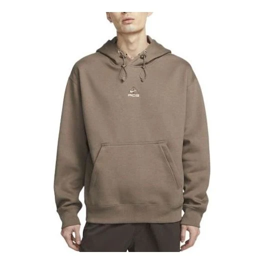 Nike x ACG Embroidered Hoodie Asia Sizing 'Brown' DH3088-040