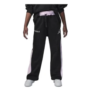 (PS) Air Jordan Soft Touch Mixed Fleece Trousers 'Black Pink' FV5665-010