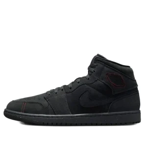 Air Jordan 1 Mid SE Craft 'Dark Smoke Red' FD8634-001