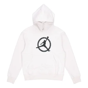 Air Jordan x Off-White MJ Hoodie Asia Sizing 'White Black Forest Gree' DM0060-054