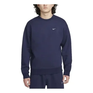 Nike Solo Swoosh Fleece Crew 'Midnight Navy' DX1362-410