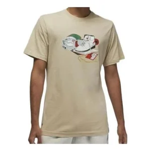 Air Jordan Flight Artist Series By Jacob Rochester Graphic T-Shirt 'Rattan' DV1440-206