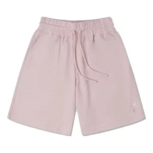 (WMNS) Converse Embroidered Floral Drawstring Shorts Asia Sizing 'Pink' 10025374-A02