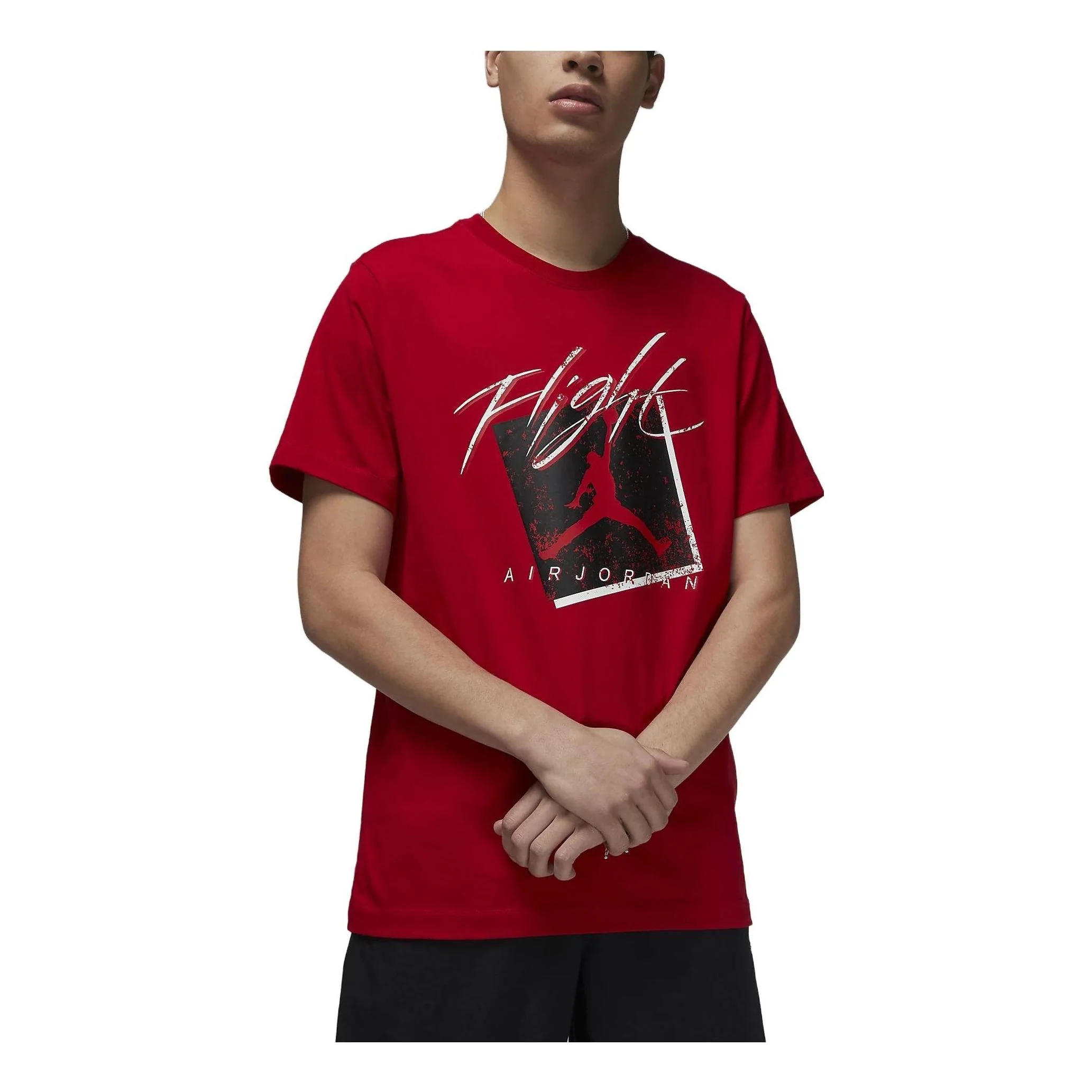 Air Jordan Flight Logo T-Shirt 'Gym Red' DX9593-687