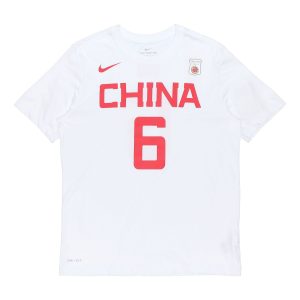 Nike Dri-fit Short Sleeve Athleisure Casual Sports Round Neck White BQ3757-101