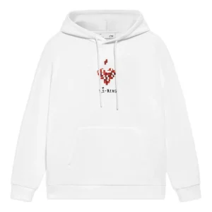 Li-Ning Sports Fashion Series Casual Hoodie 'White Red' AWDS593-1