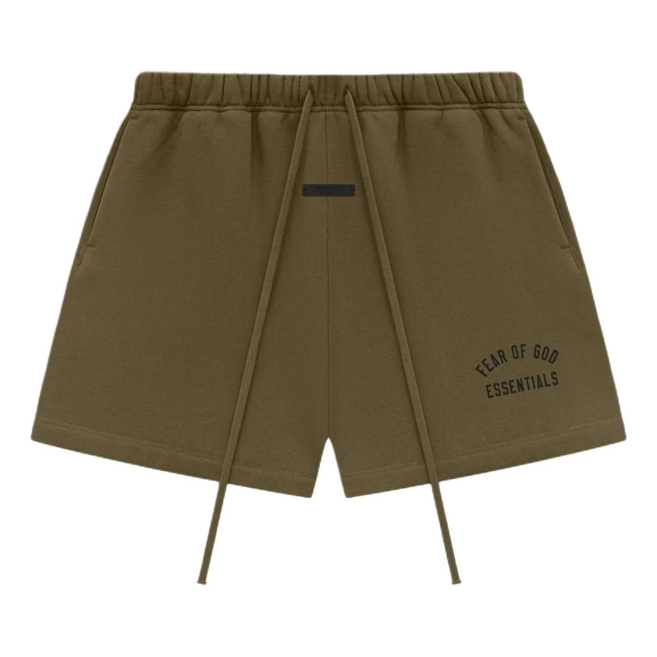 Fear of God Essentials Fleece Soccer Short 'Olive' 160BT242004F