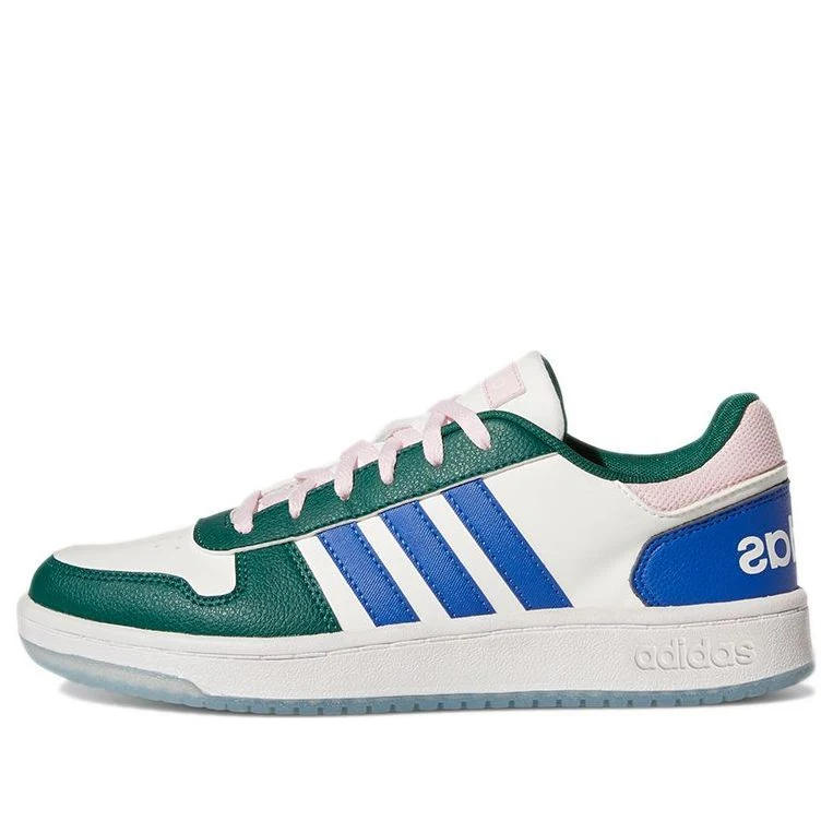 (WMNS) adidas Hoops 2.0 'White Green' GW3368