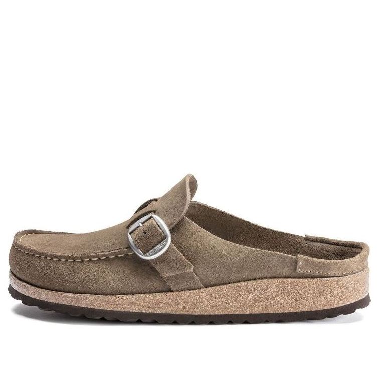 (WMNS) Birkenstock Buckley Suede Leather Narrow Fit 'Gray Taupe' 1019490