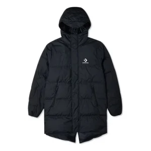 Converse Mid-Length Winter Down Jacket Asia Sizing 'Black' 10023754-A01