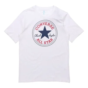 Converse Chuck Taylor All Star Classic Round Neck Short Sleeve 'White' 10007887-102