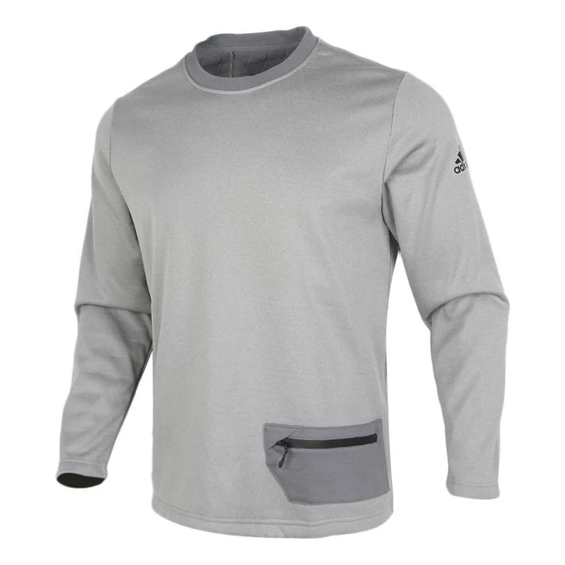 adidas Fleece Lined Stay Warm Casual Running Sports Gray GV3514