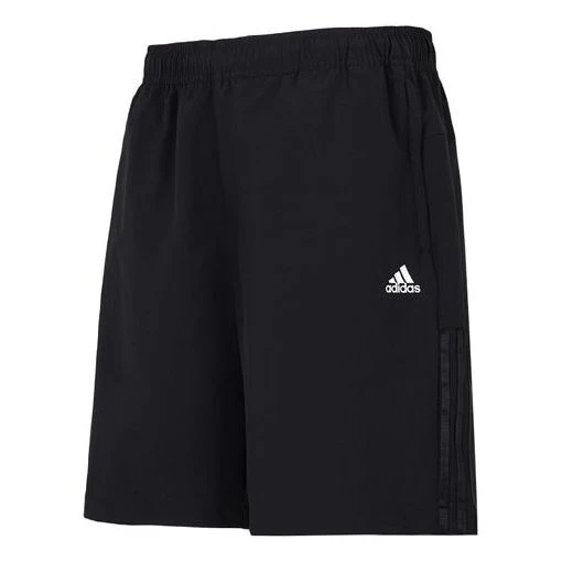 adidas Fi Lib Wvsh Solid Color Micro Mark Logo Athleisure Casual Sports Woven Shorts Black HE7405