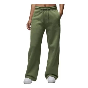 (WMNS) Air Jordan Flight Sweatpants 'Olive Green' FD7224-340