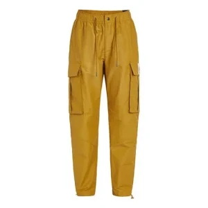 Men's Jordan Flight Woven Pocket Sports Pants/Trousers/Joggers Yellow CV3178-790