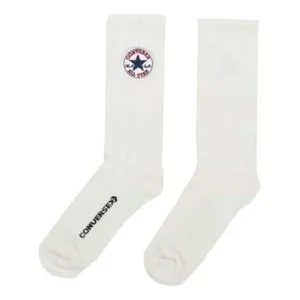 Converse Chuck Patch Crew Socks 'White' 10020900-A01