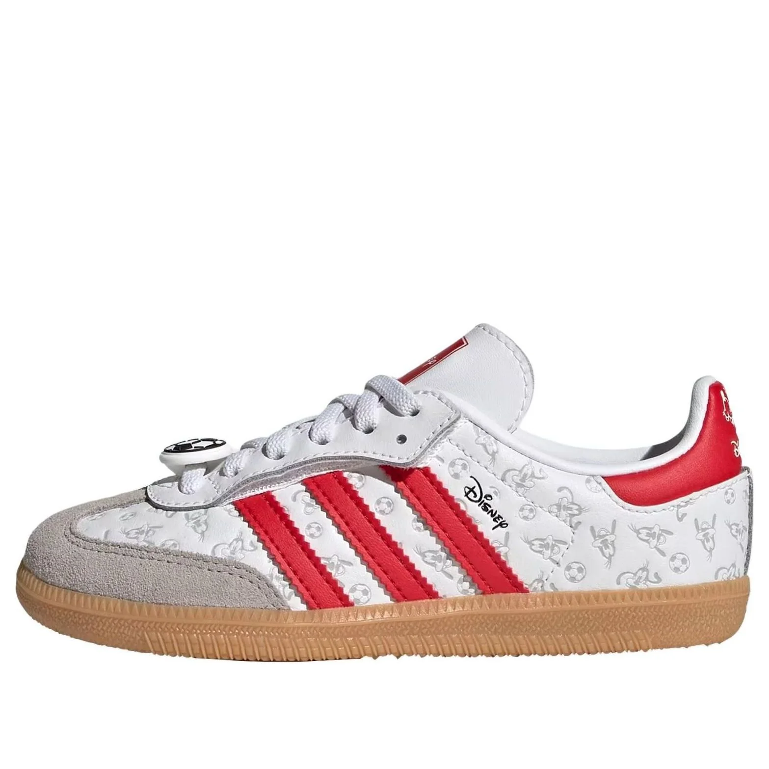 (PS) adidas x Disney Samba Og Comfort Elastic Lace 'White Better Scarlet' IH1753