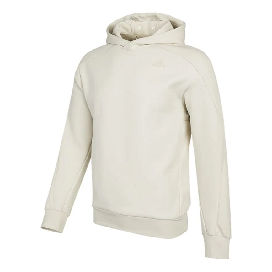 Men's adidas Th Mask Hoody Sports Pullover Creamy White H39297