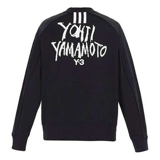Y-3 YOHJI YAMAMOTO Back Logo Print Sweatshirt Black DY7157