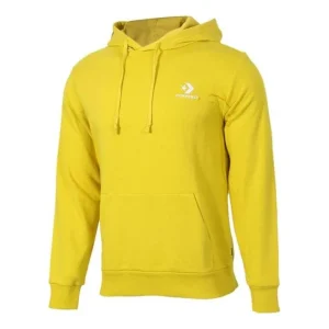 Converse Star Chevron Embroidered Pullover Sweatshirt Asia Sizing 'Yellow' 10008926-A06
