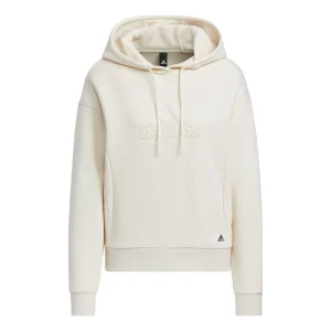 (WMNS) adidas Lounge Hooded Sweatshirt 'Off White' IP0756