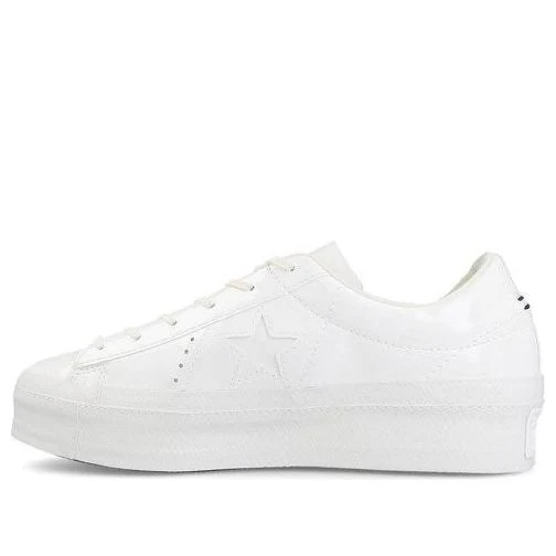 (WMNS) Converse One Star Platform Low 'Vintage White' 562605C