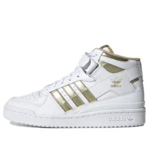 (WMNS) adidas Forum Mid 'White Matte Gold' GX5055