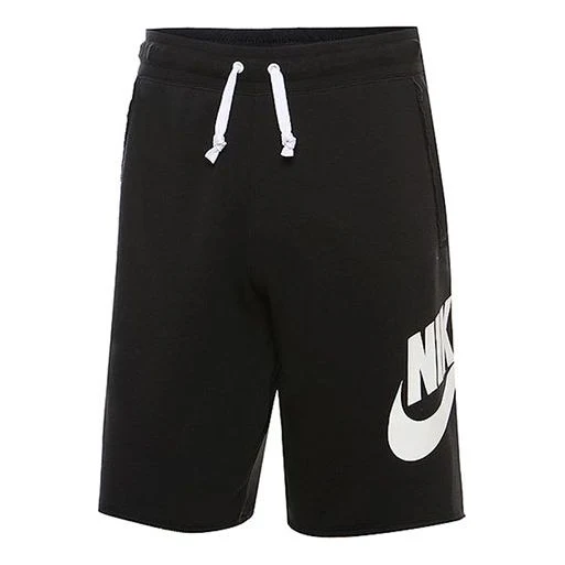 Nike Logo Printing Running Sports Short Pant Male Black AR2375-010