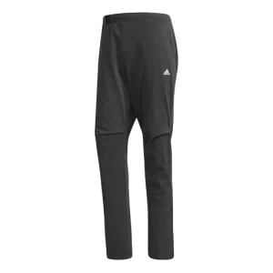 adidas Casual Running Sports Knit Long Pants Gray CV6252