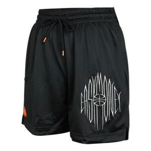 Men's Nike Embroidered Logo Breathable Sports Shorts Black CV2394-010
