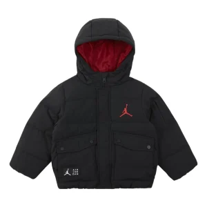 (PS) Air Jordan Air Puffer Jacket 'Black Red' FV2822-010