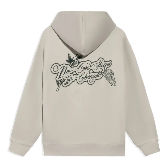 Li-Ning BadFive Sports Basketball Series Printing Hoodie 'Beige Black' AWDRH61-4