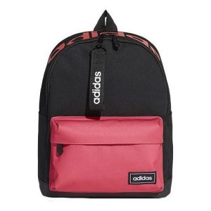 adidas Neo Small Backpack 'Black Red' GQ5992
