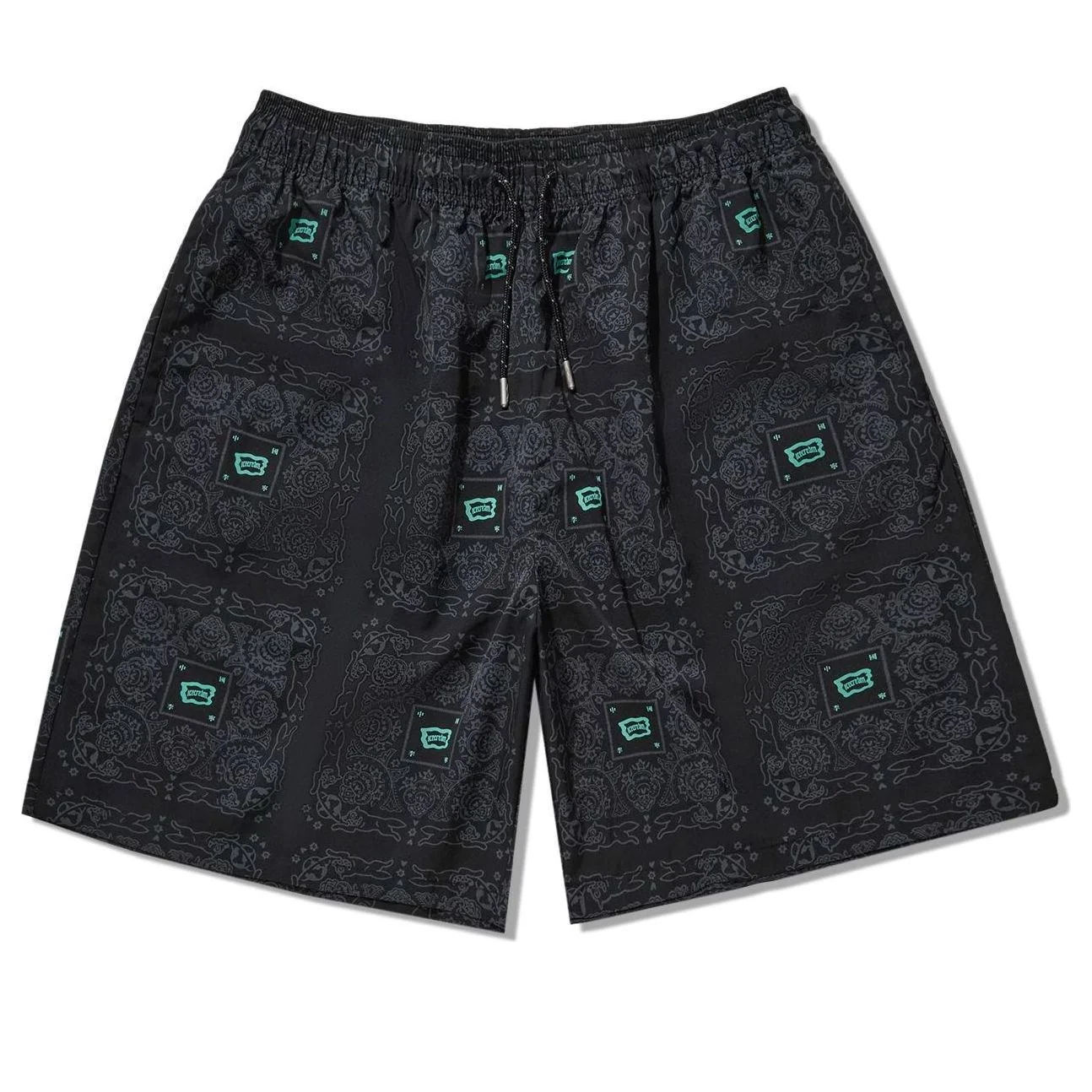 Li-Ning x BBC ICECREAM All-Over Print Shorts 'Black' AKSU793-1