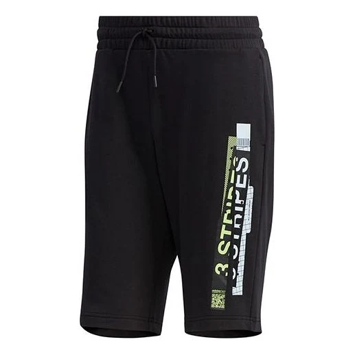 adidas neo M Faves Short 1 Printing Shorts Black FP7299