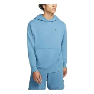 Air Jordan Logo Fleece Pullover Blue DA9819-415