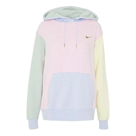 (WMNS) Nike Sportswear Hoodie Swoosh Foam 'Pink Pistachio Frost' DA1416-663