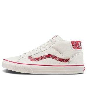 Vans Mid Skool 37 'Sport Paisley - White Red' VN0A3TKF915
